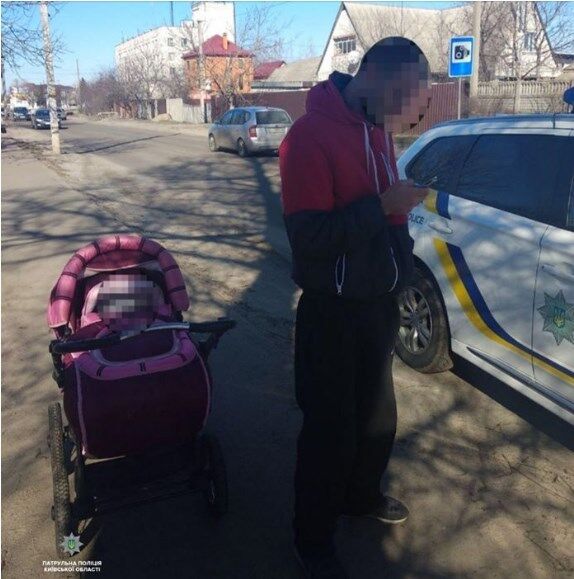 В Борисполе мужчина едва не заморозил ребенка