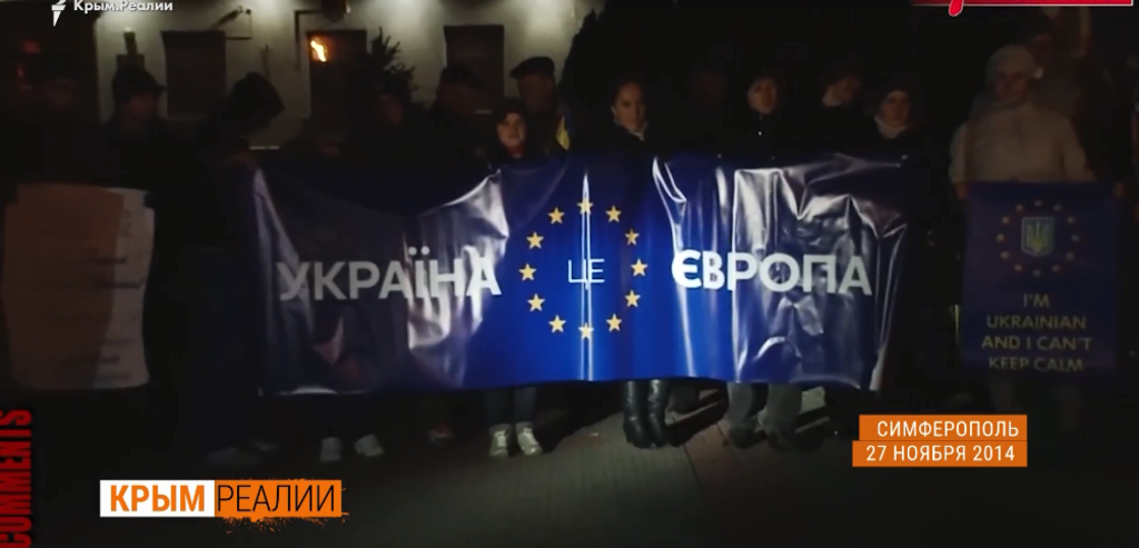 "Б*ндерівці і зрадники!" Опубліковані унікальні кадри захоплення Криму