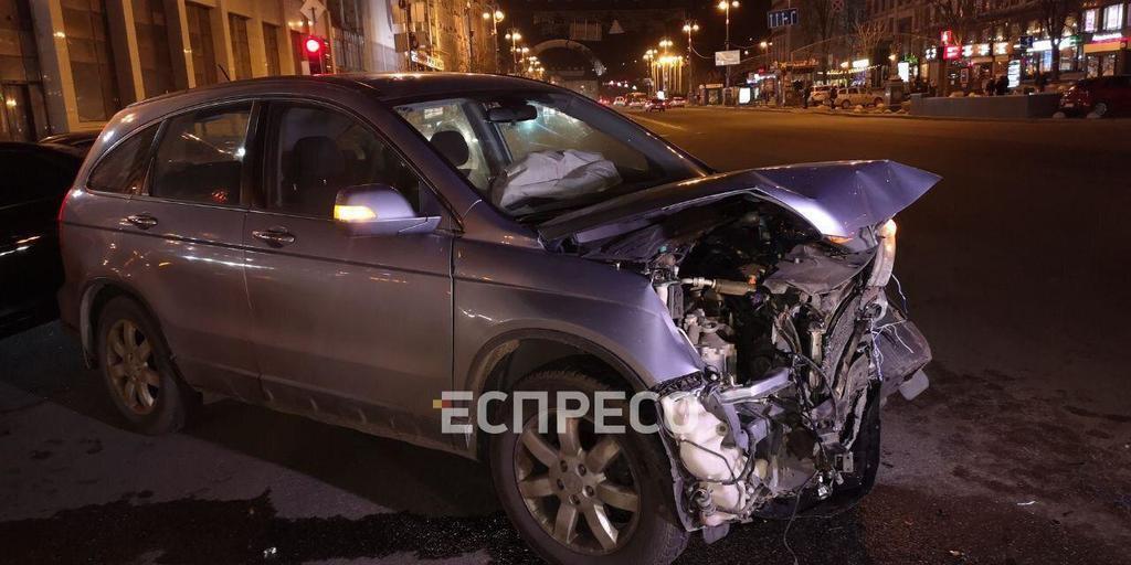 В центре Киева столкнулись 6 авто