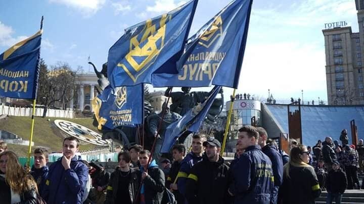В Киеве и Черкассах произошли столкновения Нацкорпуса и полиции: фото и видео масштабного протеста