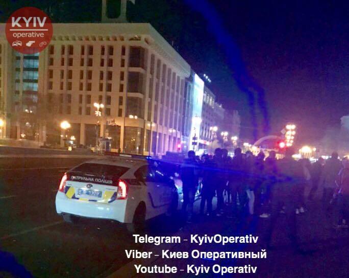 Напад на поліцейського в Києві