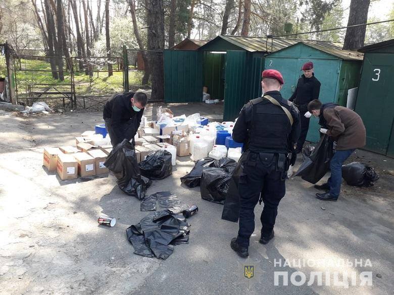 Задержание наркоторговцев в Киеве