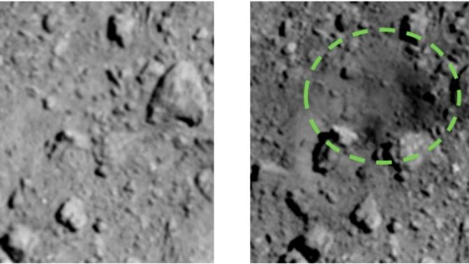 В космосе взорвали бомбу: рукотворный кратер попал на фото 
