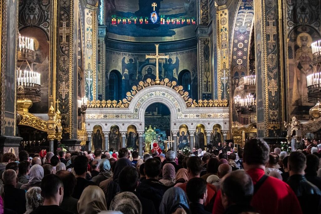 Киевляне празднуют Пасху 2019