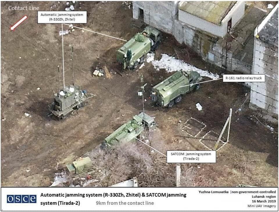 Присутствие российской военной техники на Донбассе