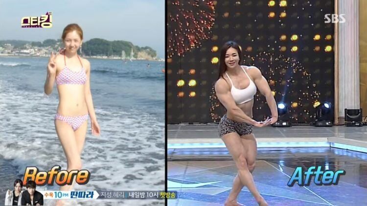 Южнокорейская "Барби" экстремально изменила внешность и превратилась в груду мышц