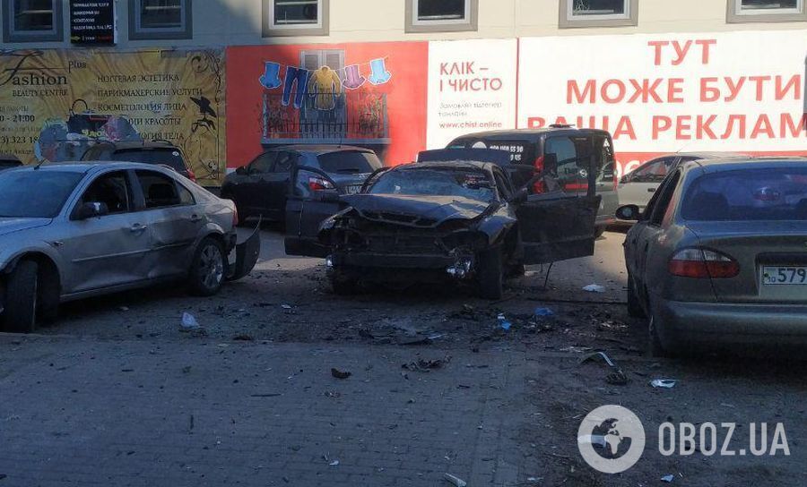 Ошибка диверсанта: на видео попал момент взрыва авто разведчика в Киеве