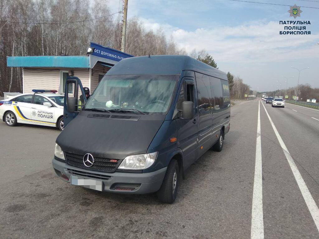 У Борисполі зупинили п'яного водія автобуса