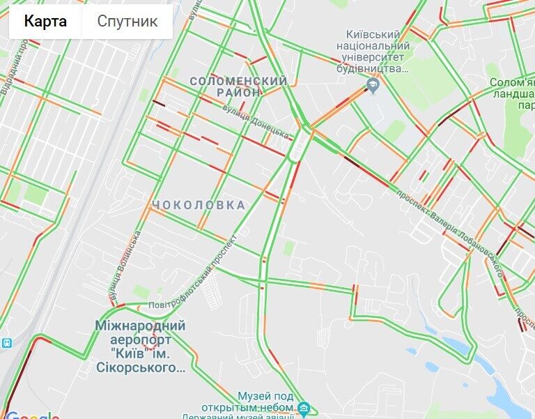 Пробки в Киеве