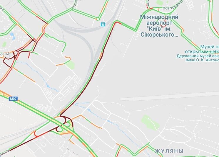 Пробки в Киеве