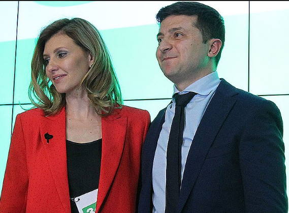 Елена и Владимир Зеленские