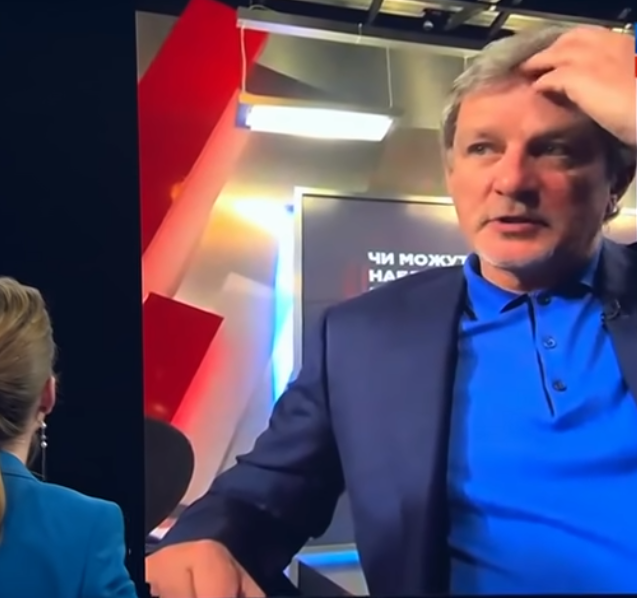 Андрій Пальчевський під час включення на росТБ