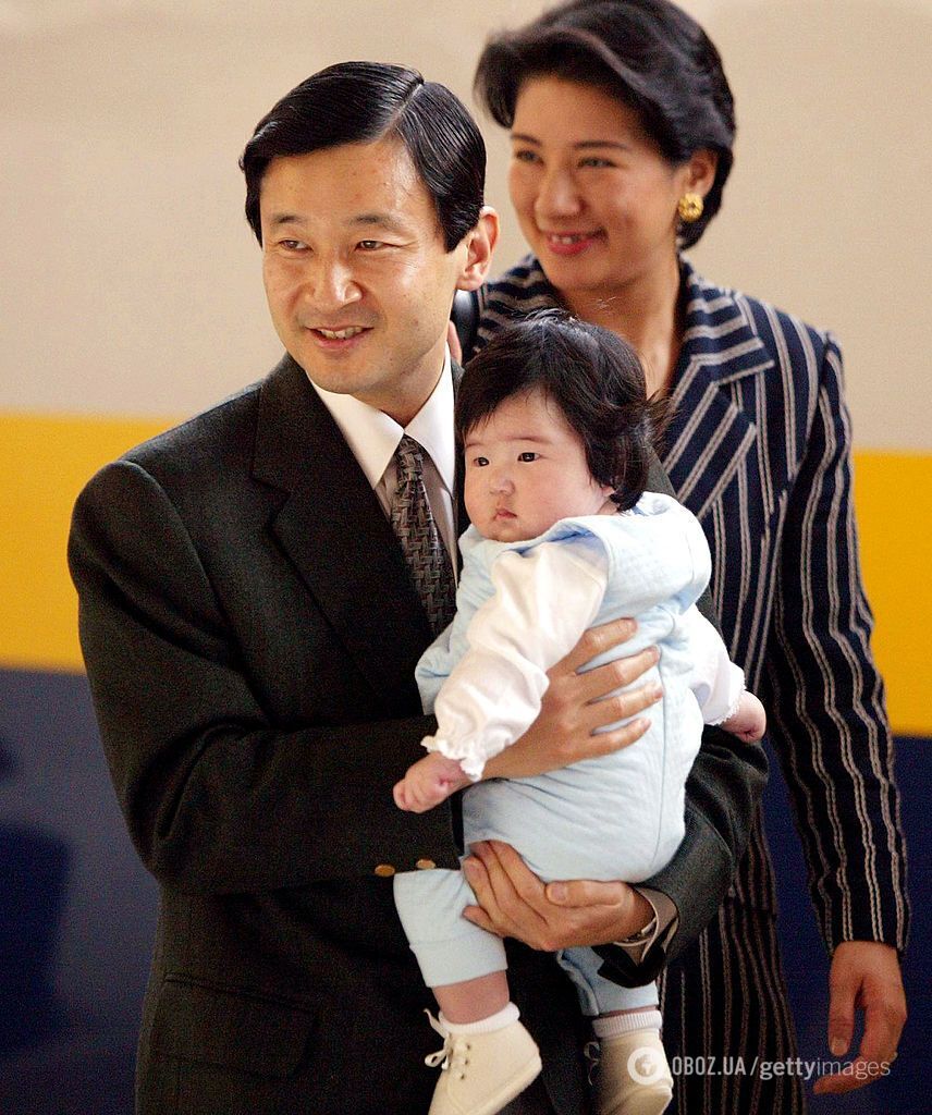 Император Нарухито с семьей
