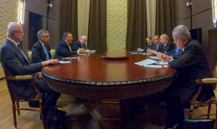  Помпео и Путин во время встречи забыли Украину: о чем говорили