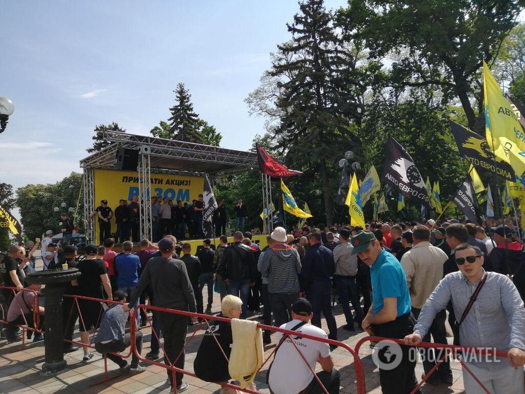 Акция протеста 15 мая в Киеве
