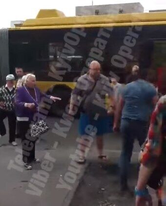 В Киеве подрались водители