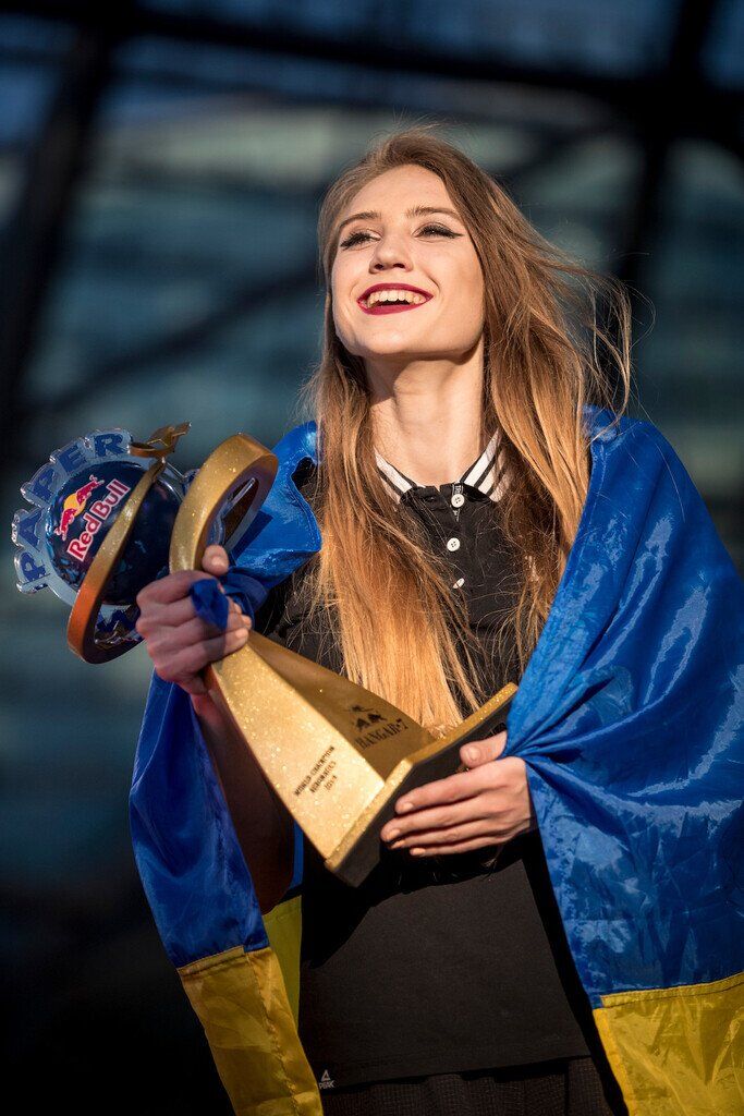 Екатерина Агафонова, победительница в "Аеробатици"