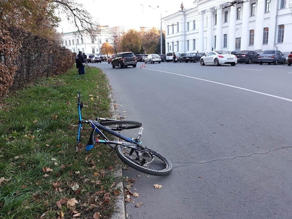 Велосипед, на якому їхав Артем Левченко