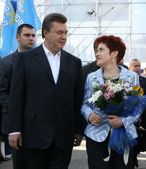 Людмила Янукович і Віктор Янукович