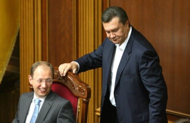 Арсеній Яценюк та Віктор Янукович