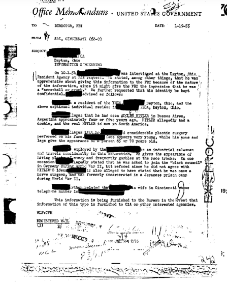 Гитлер бежал в Аргентину: раскрыто детали сенсационный версии ФБР