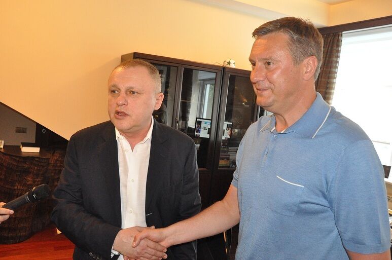 Игорь Суркис и Александр Хацкевич.