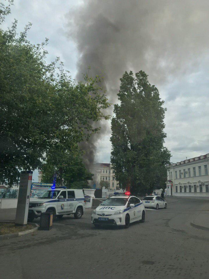 Пожежа в Севастополі