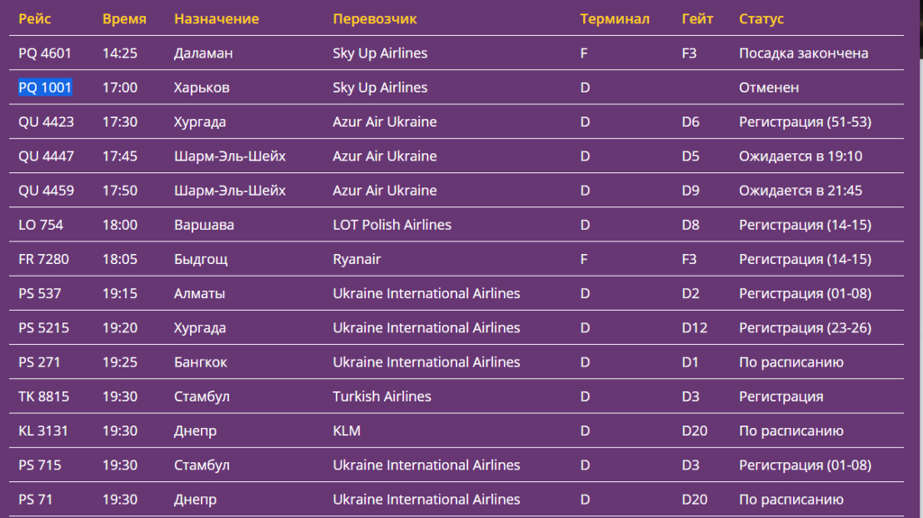 В "Борисполе" остановили вылеты: что произошло