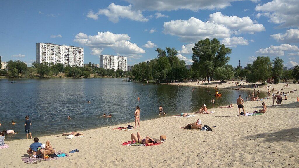 Пляж в Киеве