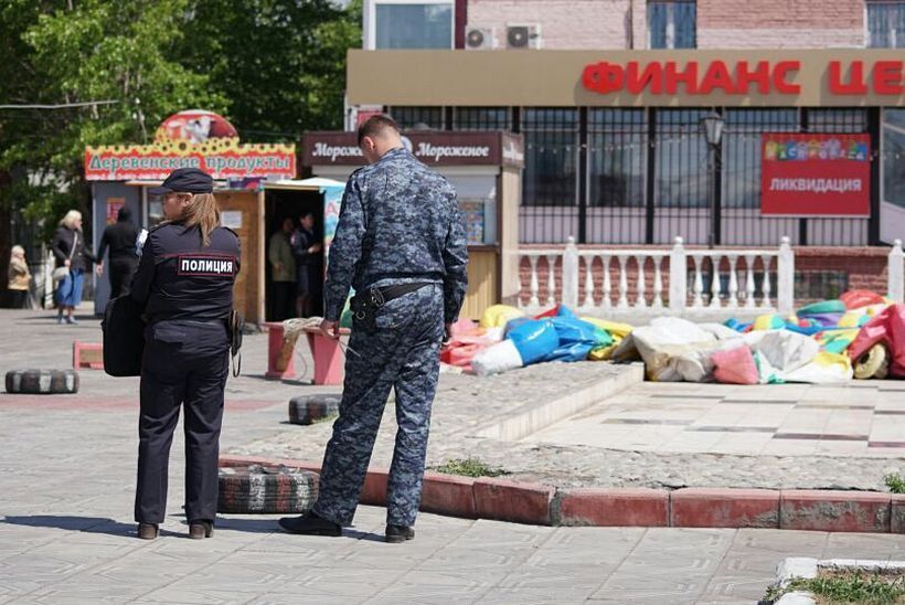 В Улан-Удэ лопнул батут с детьми