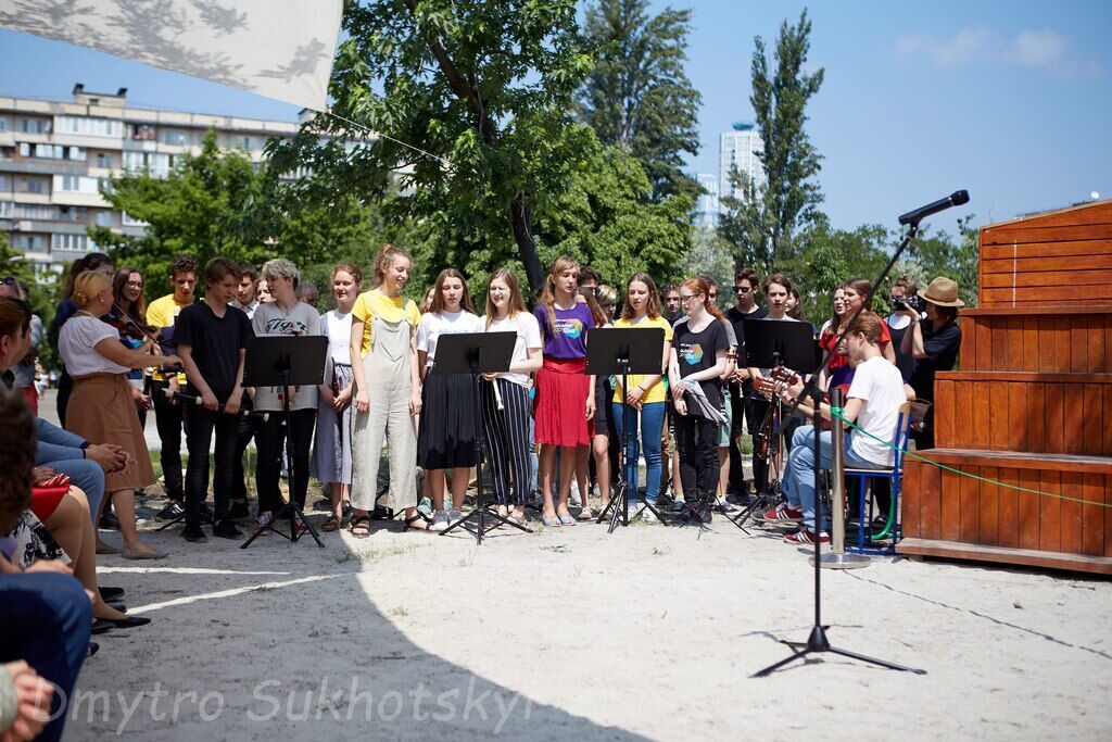 Эко-площадка в в 195-й школе Киева