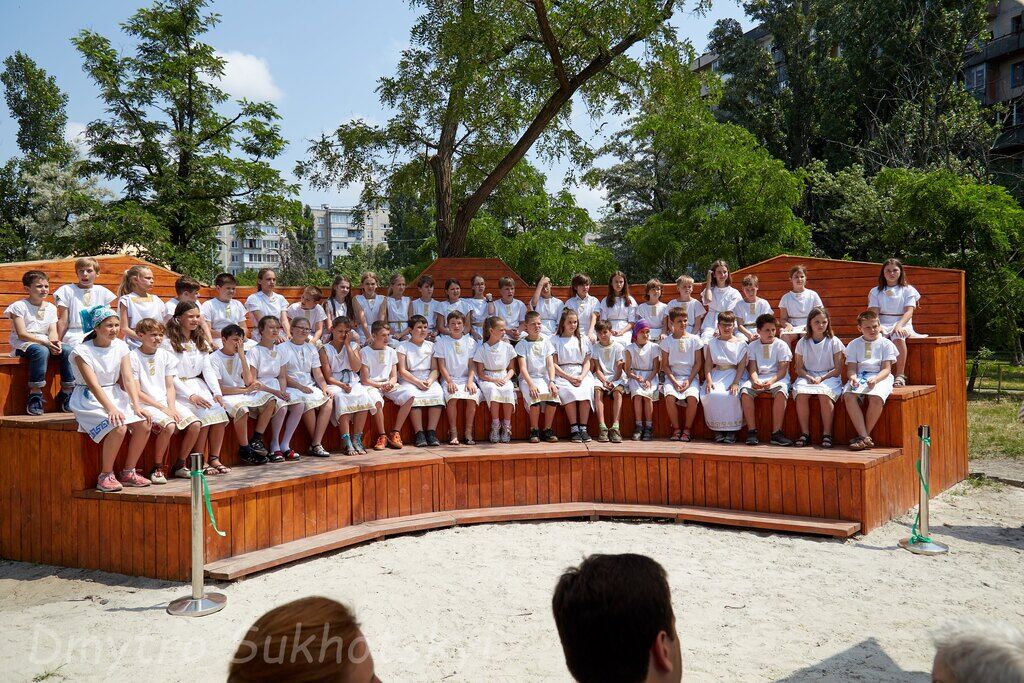 Эко-площадка в в 195-й школе Киева