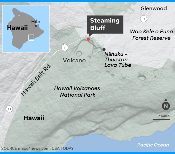 Летів 20 метрів: на Гаваях турист потрапив у жахливу НП із вулканом