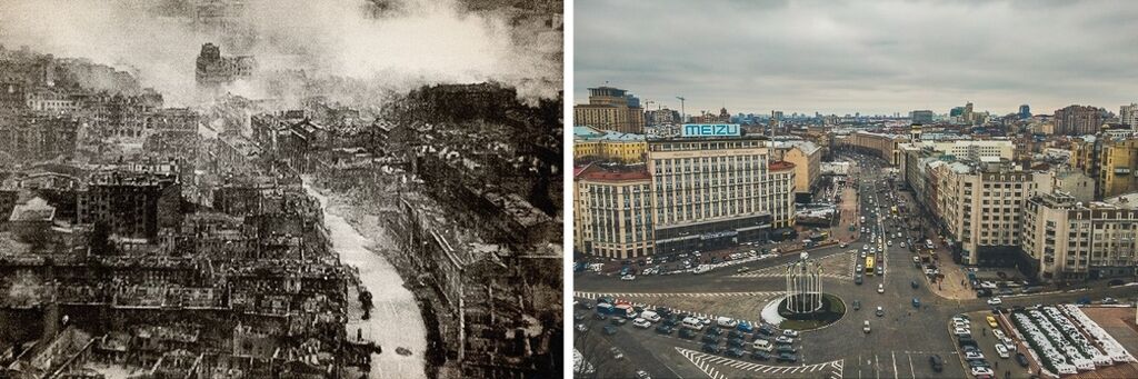 Київ за часів Другої світової та зараз: як змінилася столиця