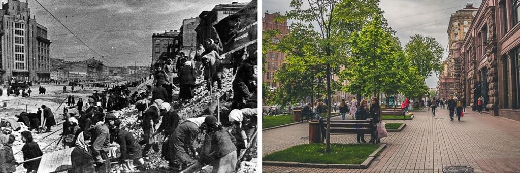 Київ за часів Другої світової та зараз: як змінилася столиця