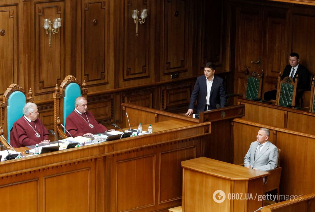 Володимир Зеленський виступив із промовою на засіданні КСУ 11 червня 2019 року