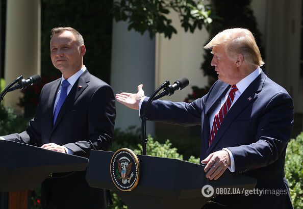 Анджей Дуда і Дональд Трамп