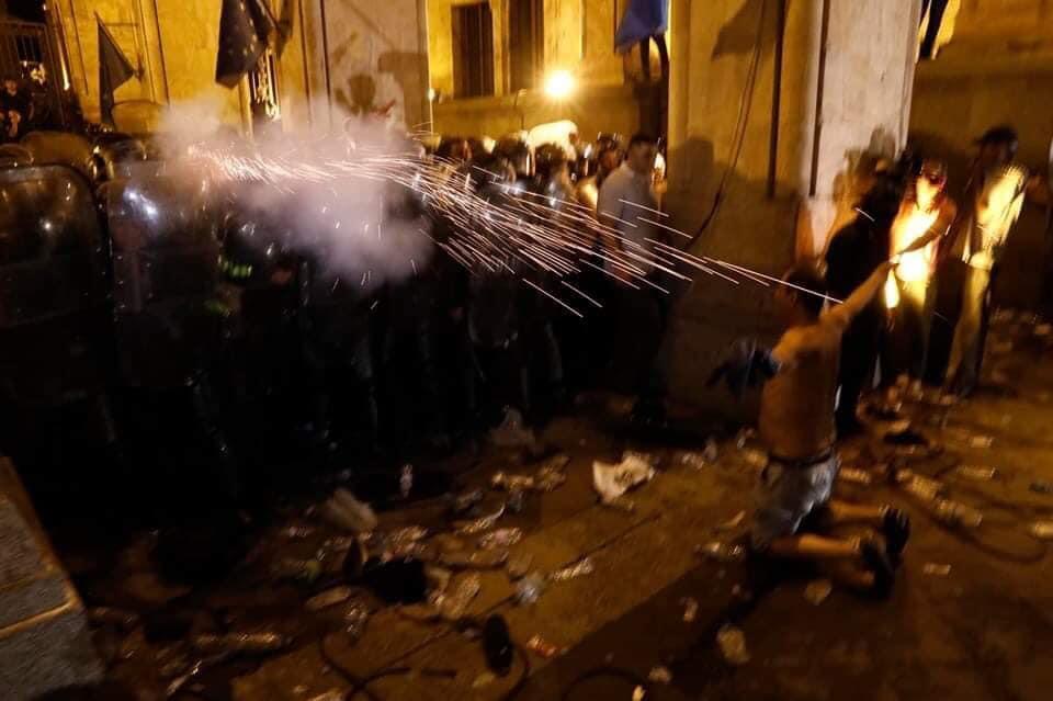 Тбилиси в ночь на 21 июня