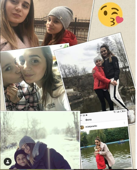 Даша із сестрою
