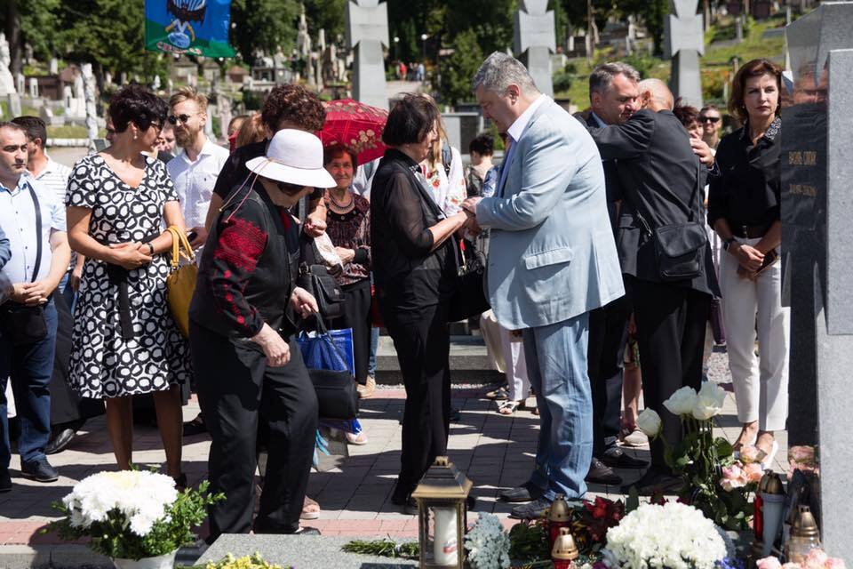 На Личаківському кладовищі у Львові пом’янули Василя Сліпака