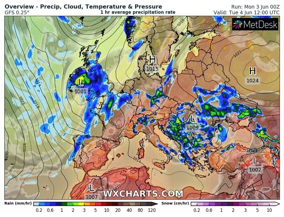 Гроза, ливни, град: синоптик рассказала, где самая теплая вода в Украине