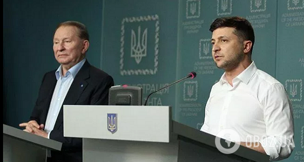Владимир Зеленский и Леонид Кучма