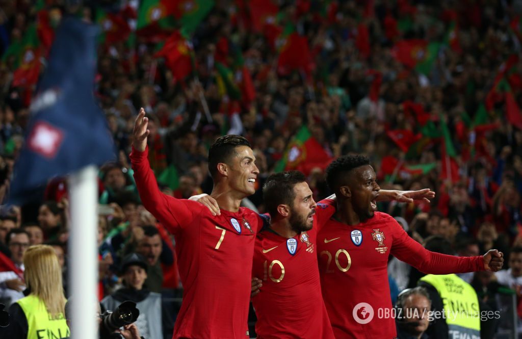 Роналду в скандальном матче вывел Португалию в финал Лиги наций