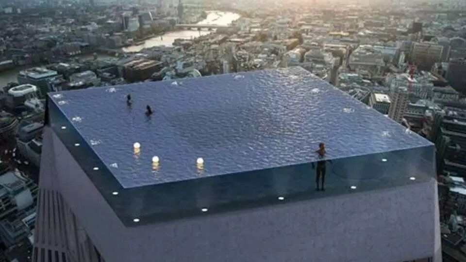 У Лондоні побудують найнезвичніший басейн у світі, але як в нього потрапити?