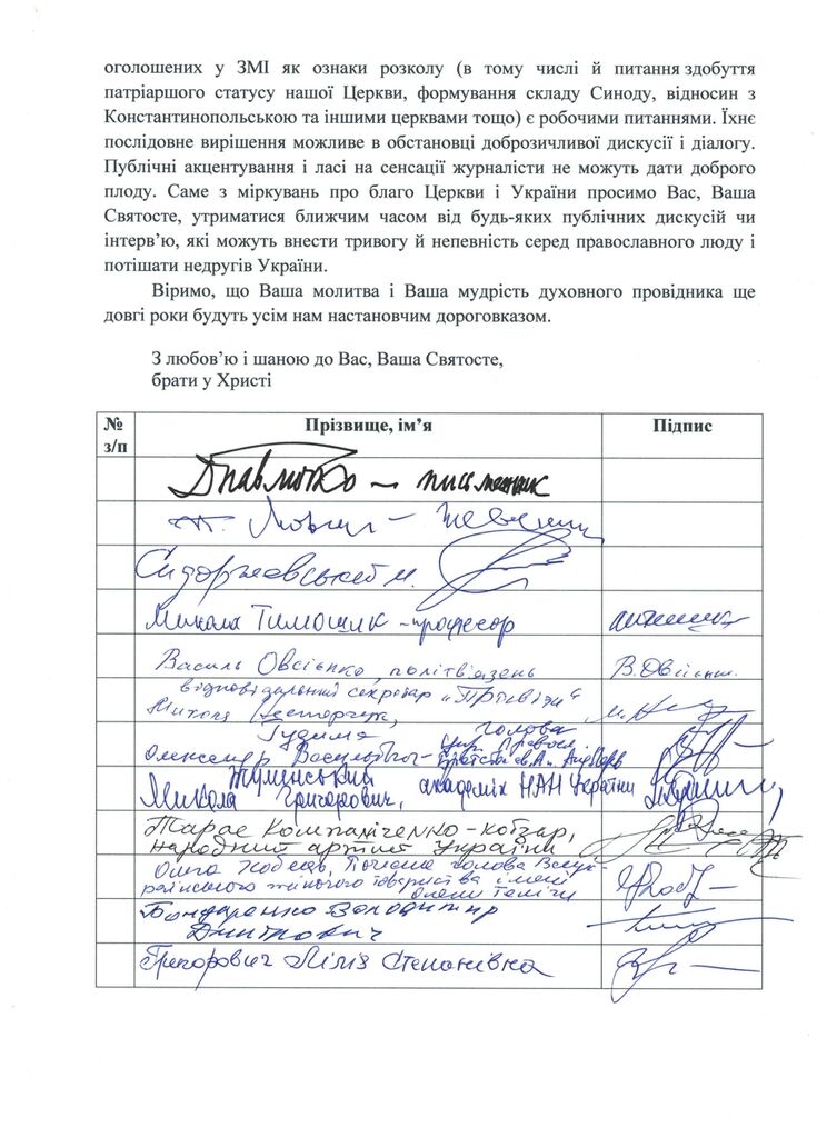 Украинская интеллигенция внезапно обратилась с требованием к Филарету: что произошло