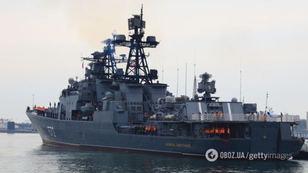 С военными кораблями России и США произошло ЧП в океане
