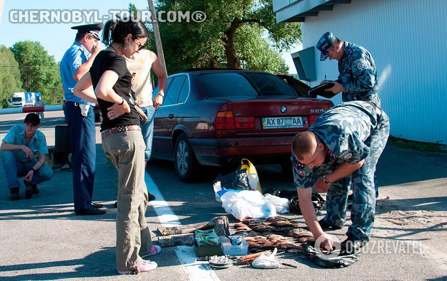 На выезде из Чернобыля задержали браконьеров