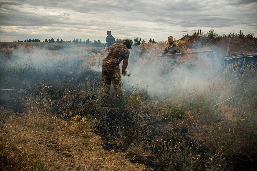 Пожар на Донбассе