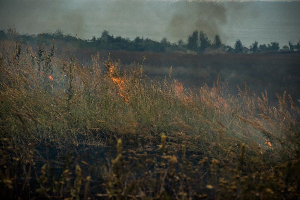 Пожар на Донбассе