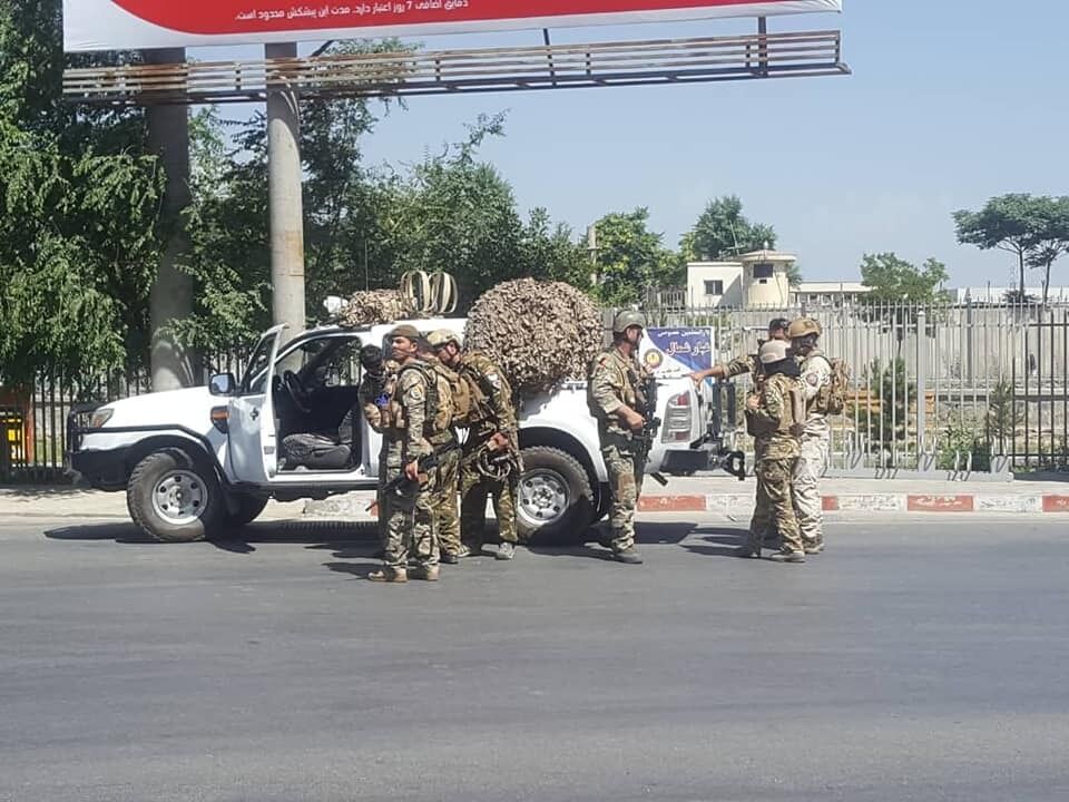 Спецназ Афганистана прибыл на место ЧП